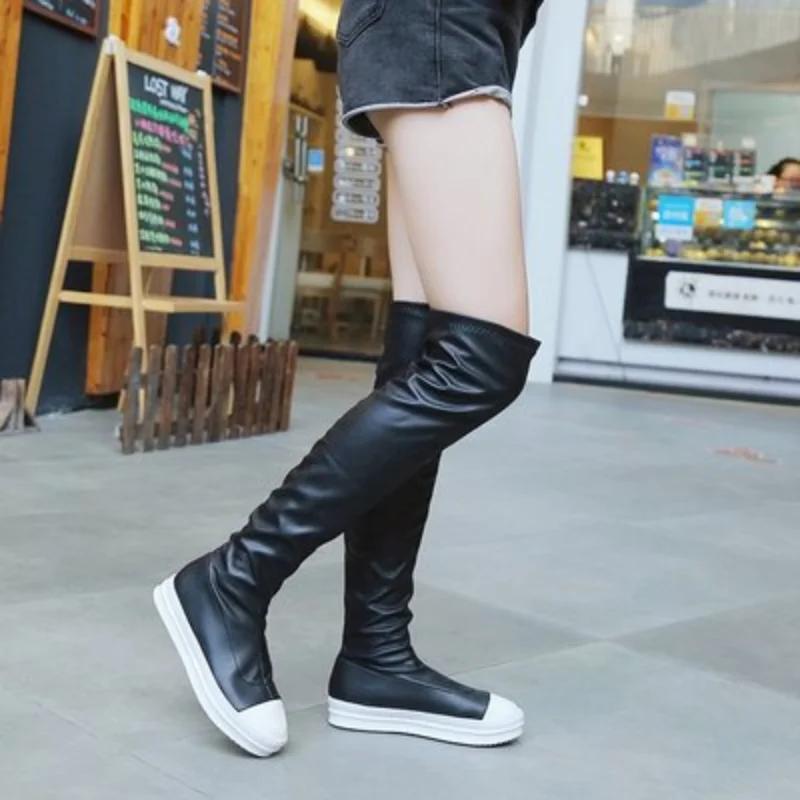 Black Over the Knee Boots 2022 New Shoes Winter Casual Women Boots Sexy Female Autumn Winter lady Thigh High Boots P